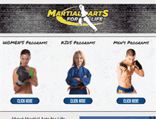 Tablet Screenshot of beginkarate.com